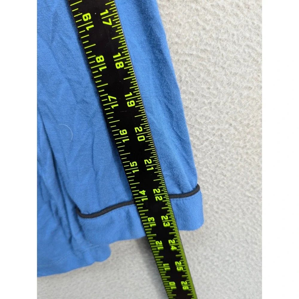 Ekouaer Pajama Set Women's XS Sleepwear Loungewear Long Sleeve Top & Pants Blue‎